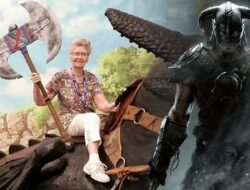 Skyrim Grandma Pensiun Main Game Sebagai Pembuat Konten Video