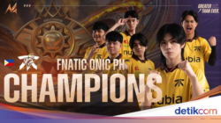 Fnatic Onic PH Kampiun M6 Mobile Legends, Wakil Indonesia Runner-up