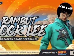 Cara dapat rambut Rock Lee Free Fire gratis, auto jago bela diri!