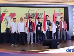 Kemenpora dan PB ESI Lepas Skuat Indonesia Ke FFWS SEA 2025 Fall Thailand