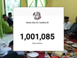 Syukuran Vtuber Hololive Vestia Zeta Berhasil Capai 1 Juta Subscriber