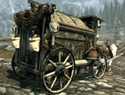 Modder Skyrim Bawakan Mod Kereta Kuda Sebagai Moda Transportasi dan Camping