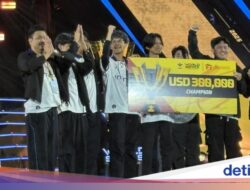Buriram United Esports Kemenangan FFWS Internasional Finals 2025, Dapat Hadiah Rp 5 Miliar
